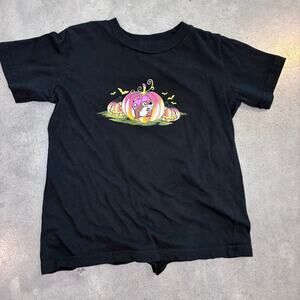 Bucees Beaver Halloween Haunt it house black tshirt boys 5 pumpkin